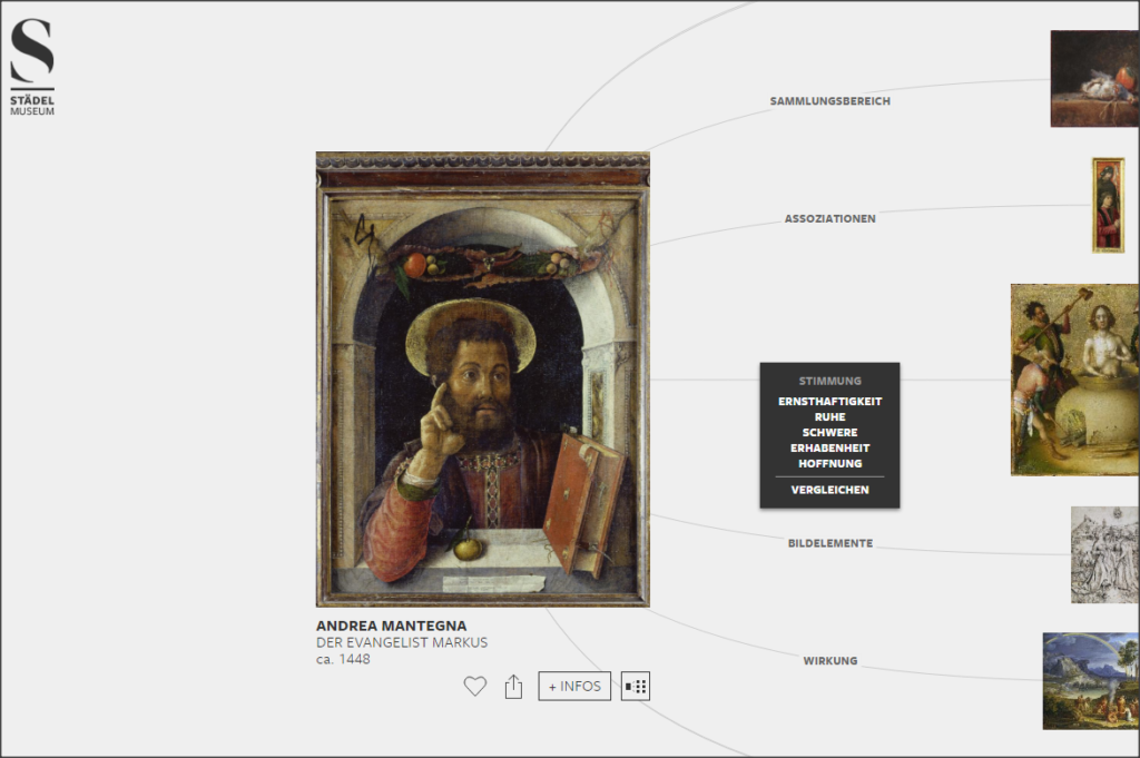 Screenshot Städel Online Collection, Copyright Städelmuseum